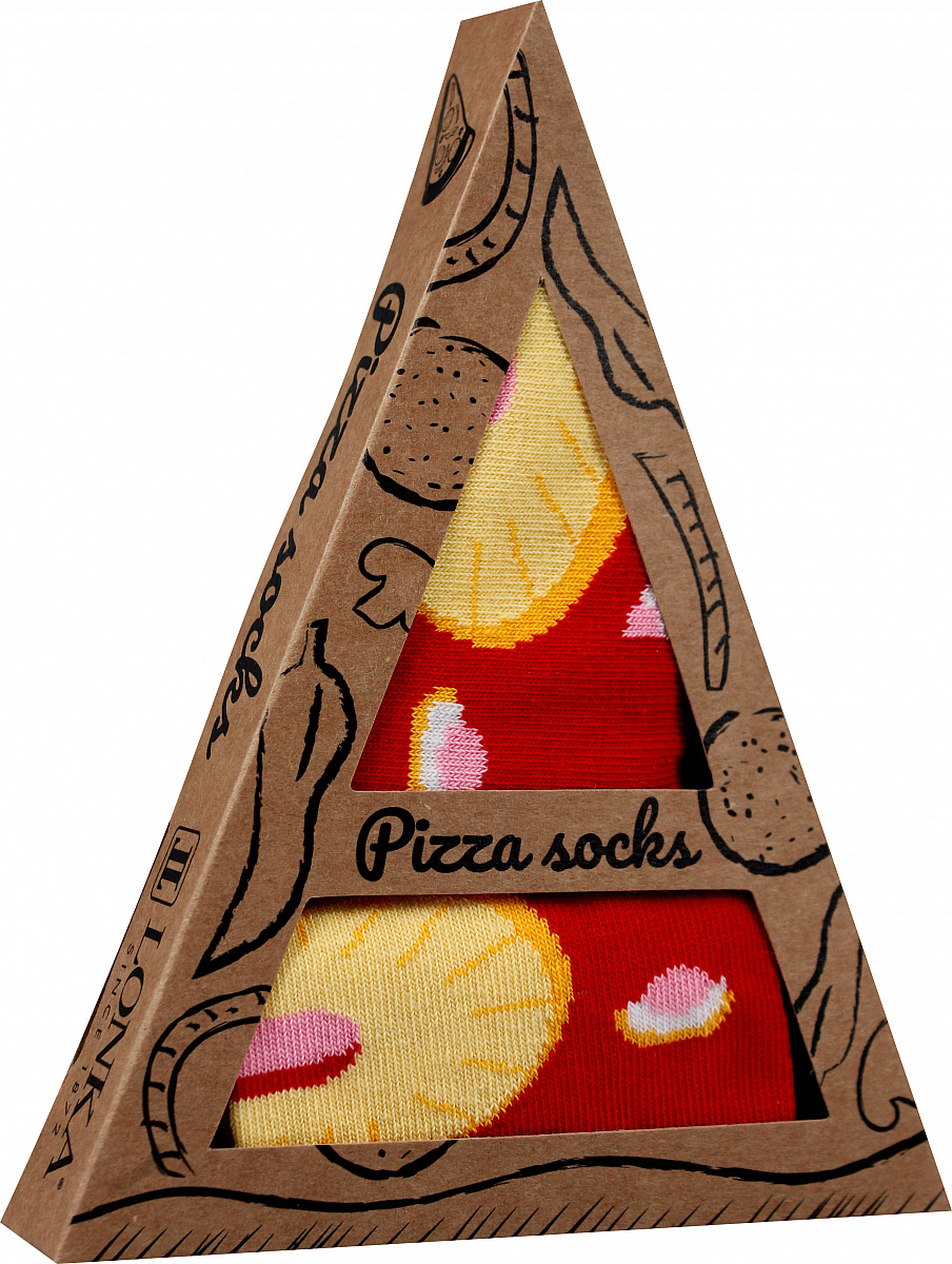 Pánské ponožky Pizza Hawai