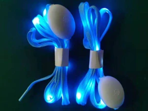 Svítící tkaničky modré 120 cm