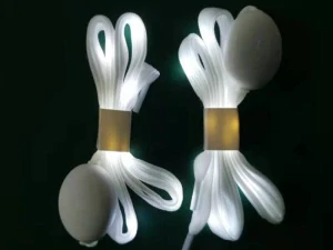 Svítící tkaničky bílé 120 cm