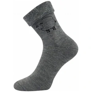 Ponožky Boma® OVEČKANA tmavě šedé melé