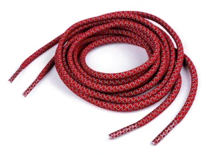 Reflexní tkaničky kulaté červené 130 cm