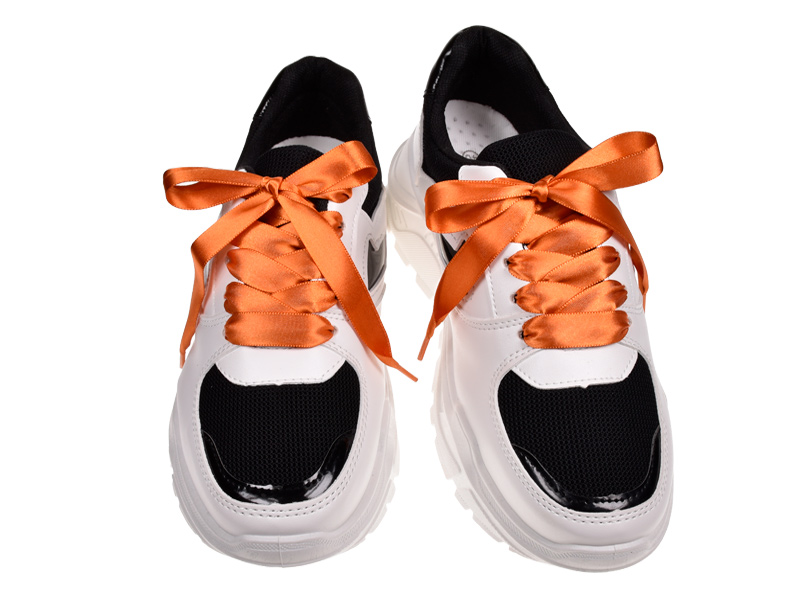 Luxusní saténové tkaničky měděná barva