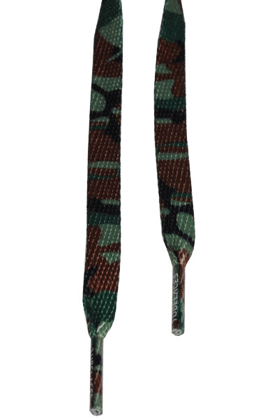 Maskáčové tkaničky TUBELACES Camo green