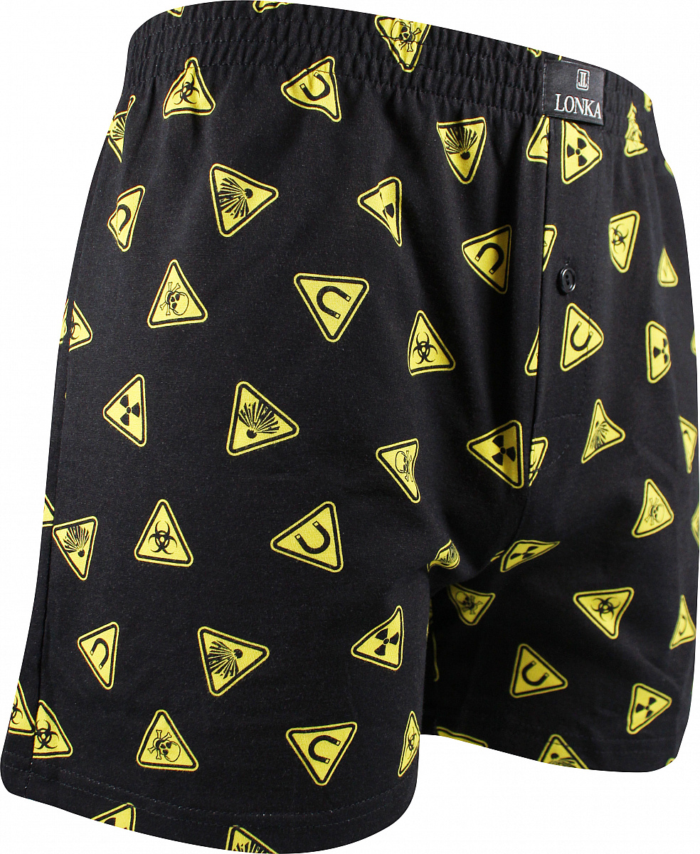 Pánské bavlněné trenýrky Lonka® KARLOS biohazard