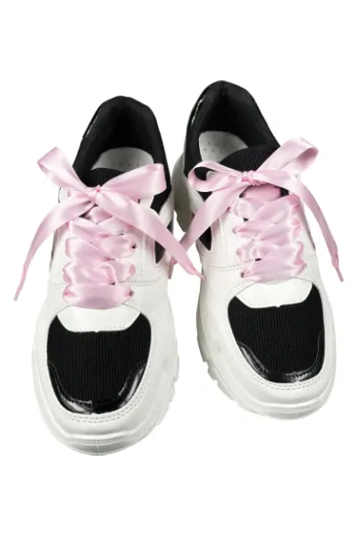 Luxusní saténové tkaničky růžové