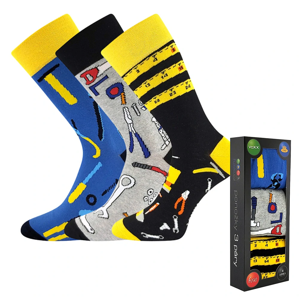 Pánské ponožky VoXX Debox 3 páry nářadí