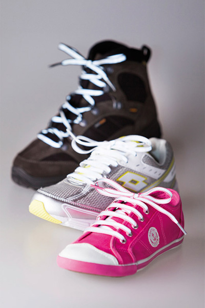 Reflexní tkaničky světle modré 120 cm