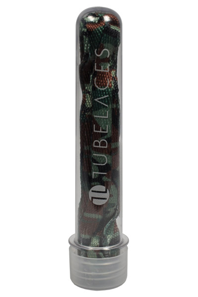 Maskáčové tkaničky TUBELACES Camo green