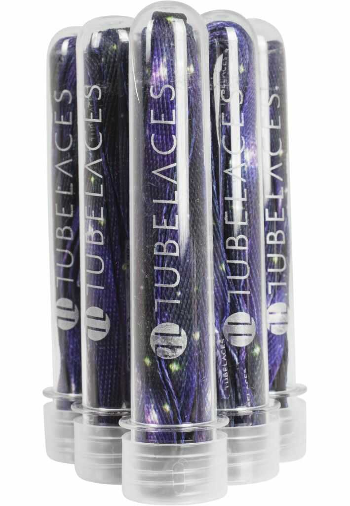 Tkaničky TUBELACES fialové Galaxy