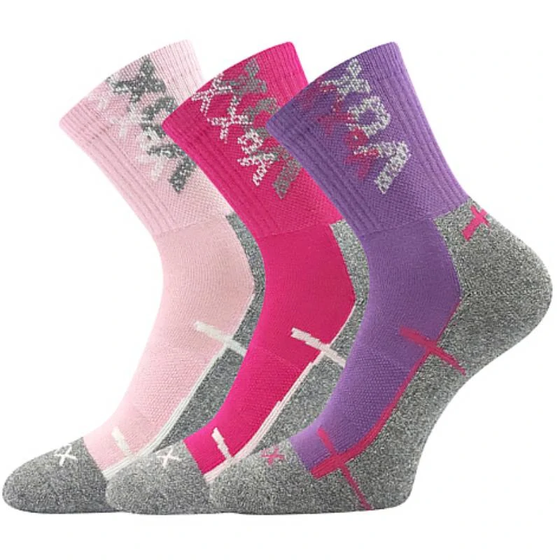 Dětské sportovní ponožky VoXX® WALLÍK purpurové