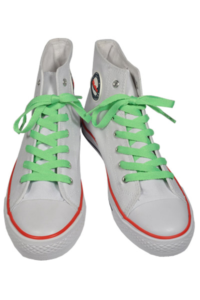 Zelené tkaničky neonové TUBELACES Neongreen