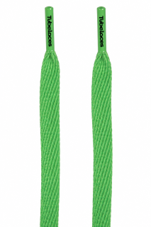 Zelené tkaničky neonové TUBELACES Neongreen