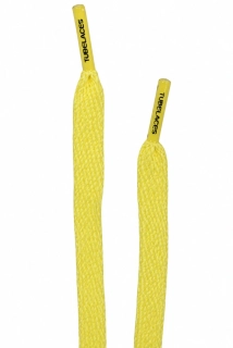 Žluté tkaničky neonové TUBELACES Neonyellow