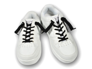 Spirálové tkaničky dětské černé