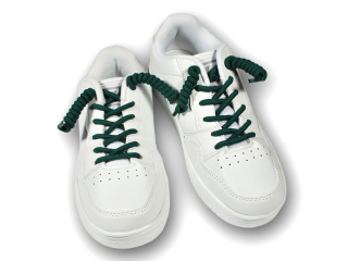 Spirálové tkaničky dětské zelené