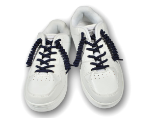 Spirálové tkaničky dětské tmavě modré