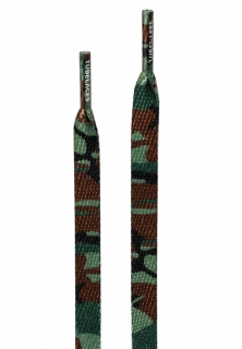 Maskáčové tkaničky TUBELACES Camo green