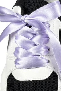 Luxusní saténové tkaničky fialové