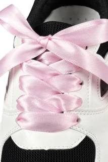 Luxusní saténové tkaničky růžové